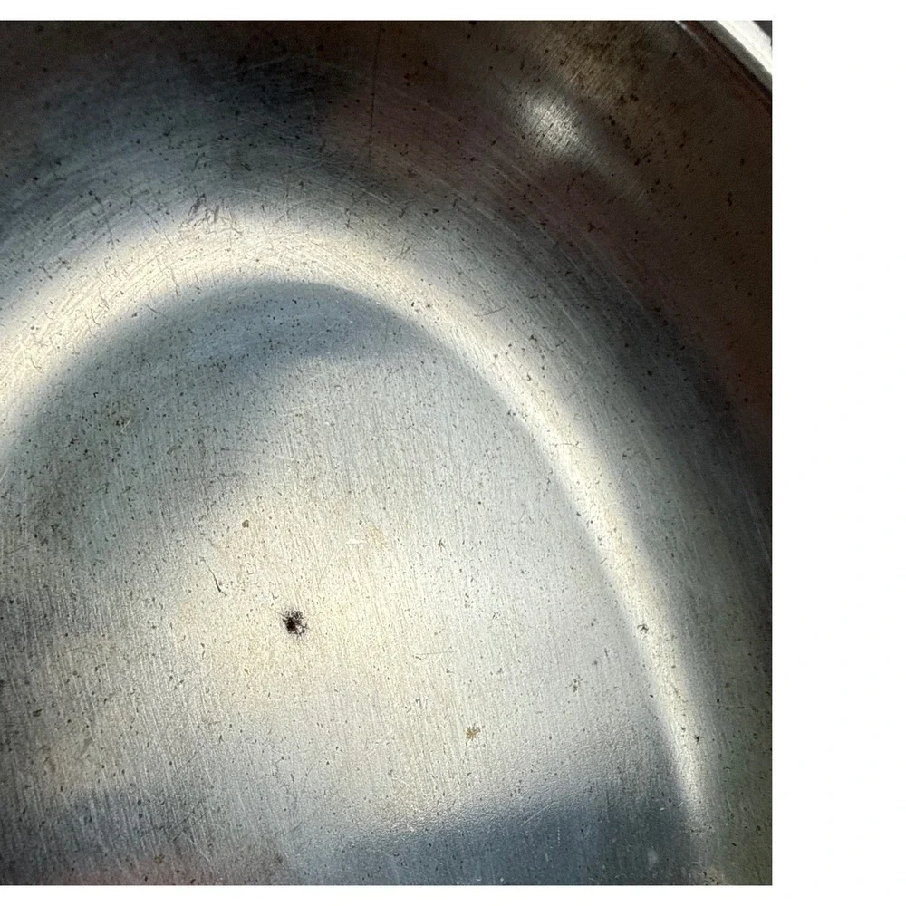 Vintage Silver on Copper Oval Serving Bowl 12